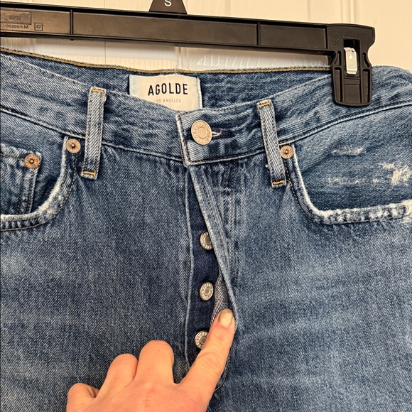 Agolde Women’s Classic Denim Button fly Jeans. Create a bundle and save! - Picture 3 of 9